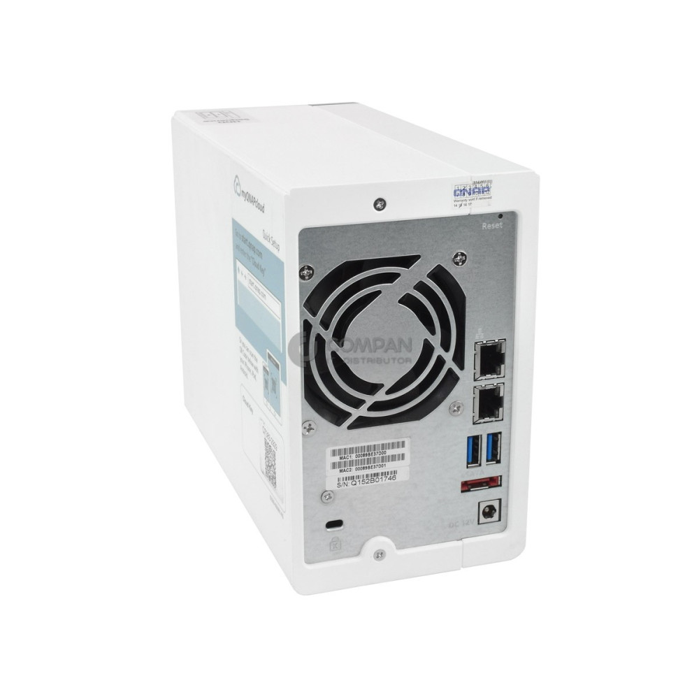 QNAP TS-231 2-BAY LFF SATA PERSONAL CLOUD NAS SERVER